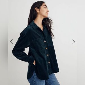 Madewell Corduroy Kentwood Oversized Shirt-Jacket